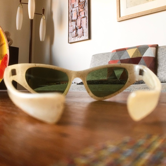 VINTAGE ‘60s COOL-RAY POLAROID GLITTER SUNGLASSES - Picture 9 of 12